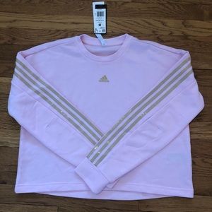 Adidas Cropped Crewneck Sweatshirt